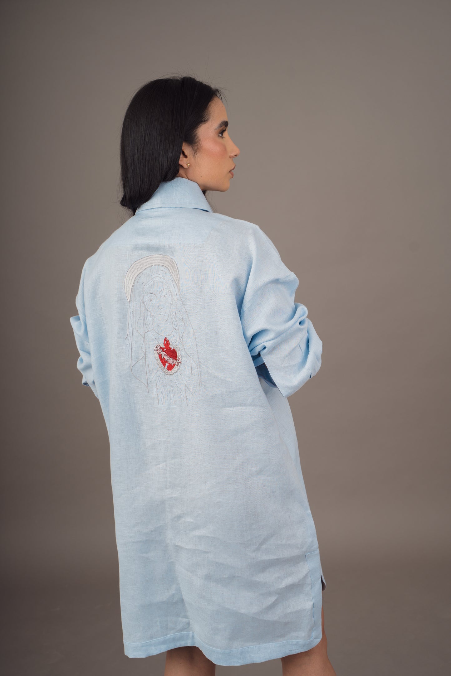 Camisón Sagrado Corazón de María – Azul