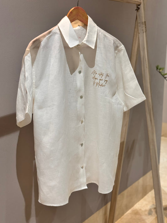Camisa Manga Corta Hombre Virgen de Guadalupe