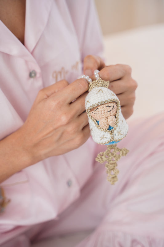 Denario Virgen de Guadalupe Crochet