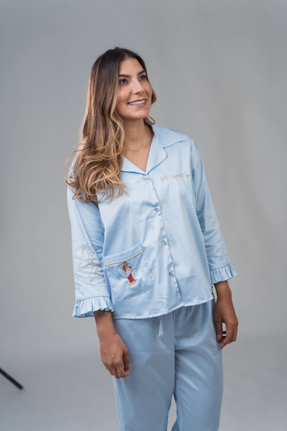 Pijama Pantalón - Camisa Boleros