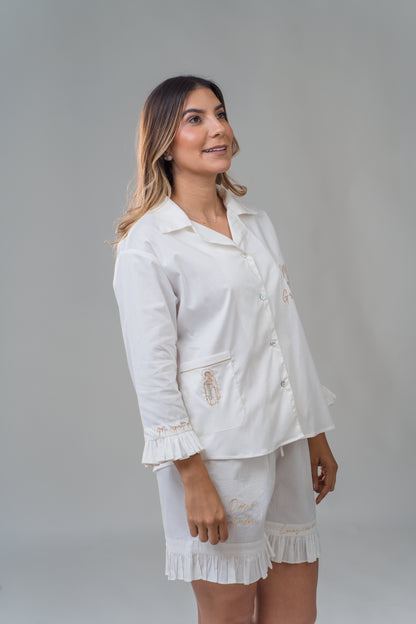 Pijama Short - Camisa Boleros