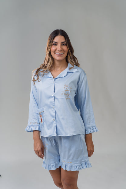 Pijama Short - Camisa Boleros