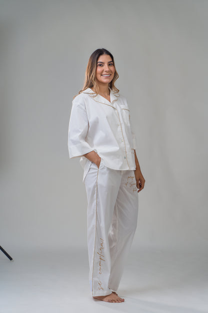 Pijama Pantalón - Camisa Bies