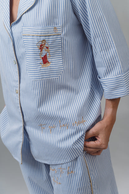 Pijama Pantalón - Camisa Bies