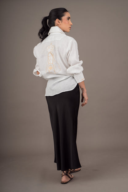 Camisa Virgen de Fátima – Blanco