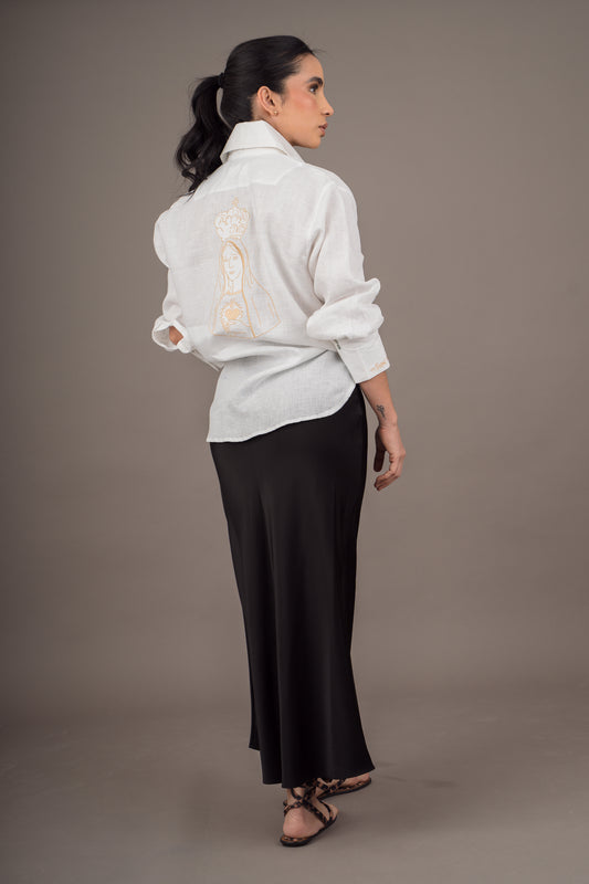 Camisa Virgen de Fátima – Blanco