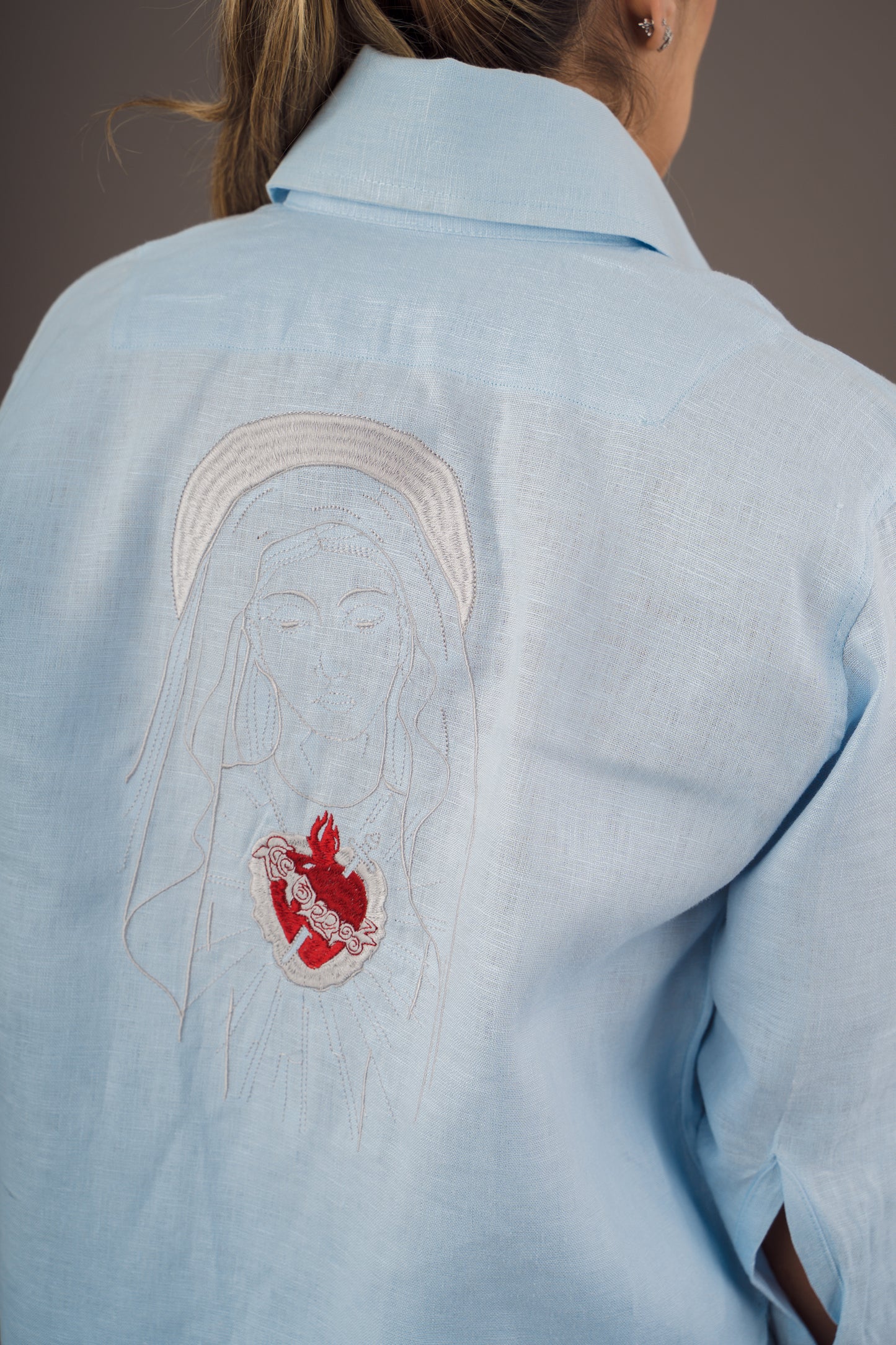Camisón Sagrado Corazón de María – Azul