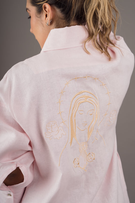 Camisa Virgen Rosa Mística – Rosa