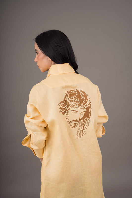 Camisón Rostro de Jesús – Amarillo